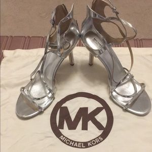 Michael Kors Silver heels
